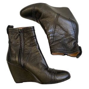 Balenciaga Brogue Wedge Boot Size 6.5